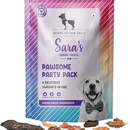 Sara's Party Pack - an Assortment of Sara’s Treats - 200gm | No Preservatives | No Artificial Colours Added | Grain-Free | 100% Natural and Farm Fresh Ingredients | Dogs Treats-image-3