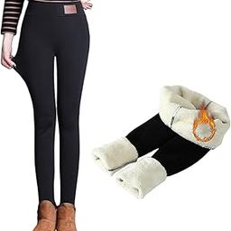 Girls Winter Fleece Ankle-Length Warm Thermal Leggings | Thick Wool Elastic Slim Pants Super Leggings-image-64