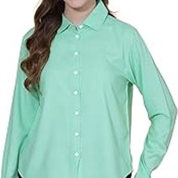 Rayon Shirt for Women | Collared, Full Sleeve | Women's Button Down Shirt | TOP Stylish | Office & Casual-picture-4
