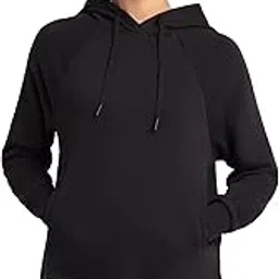 jockey U107 Women's Super Combed Cotton Rich Fleece Fabric Drop Shoulder Styled Hoodie Sweatshirt-picture-25