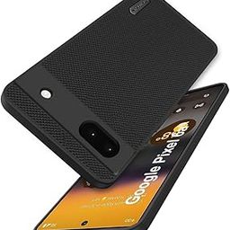 TOUCCH Liquid Silicone Case Cover for Google Pixel 6a| Shock Proof Design & 360 Degree Protection| Premium Soft Black Cover for Google Pixel 6a | Silicone Sand Blast - Black-image-42