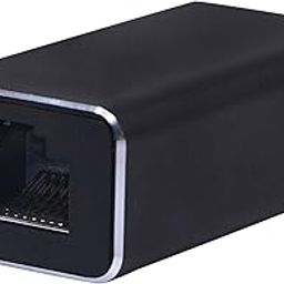 SinLoon RJ45 LAN Coupler Adapter Surge Thundering Protector Gigabit 1000Mbs For Desktop Ethernet Extender Connector For Cat7 Cat6 Cat5E Female To Female (Black)-image-37