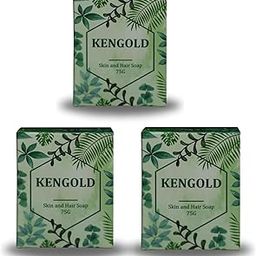 Kengold (Pack Of 3) P_soriasis Skin & Hair Soap | Purify Skin | Pain Relief With Natural Ingredients(Pack Of 3)-9