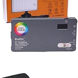 Prolite RGB Pocket LED 12W Video Light with Built-in 4000mAh Rechargeable Battery, Type-C Charging Cable, OLED Display, 21 Light Effect, Hard Carry Case | 96 CRI, 360° Brightness & Color Control-16