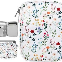 Vinabilia 6-7 Inch Protective Sleeve Carrying Case for All-New 6" Kindle 11th Gen 2022/10th Gen 2019/8th Gen 2016, 6.8" Kindle Paperwhite 11th/10th Gen 2021/2018,Kindle Oasis E-Reader,Blooming Bouquet-picture-13