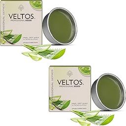 Veltos Professional Aloe Vera Facial Peel Off Katori Wax 80 Gm for Face (Pack of 2)-image-37