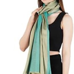 Women's BAMBOO SILK SCARF With Hanger, Solid Color, Lightweight & Soft Shawl/Stole, Ideal for Casual Wear (28 x 80 Inches)-12