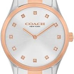 Brooks Qtz Basic Silver White Round Dial Women's Watch|Stainless Steel & Ionic Plated Rose Gold Steel Material|Rose Gold Color Band - 14504537-image-58