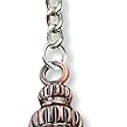 Smart Copper Green Guardian Bell for Bike Tibetan Key Ring Protective Good Luck Keychain Car keyring Backpack Metal Charm Sturdy Bell for Blessings Antique Lucky Gift Short Hanging chain-picture-17