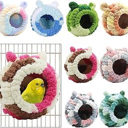 SAZ DEKOR Bird Nest Winter Comfortable Soft Bird Hammock for Budgie Cockatiel Parakeet A-image-45
