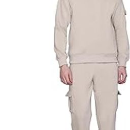 Latest Tracksuit with Oversized Sweatshirts, Drop Shoulder Fit Winter Outfits Fashion Top & Bottom Set, Tracksuit for Men-picture-46