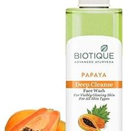Biotique Papaya Deep Cleanse Face Wash | Gentle Exfoliation | Visibly Glowing Skin | 100% Botanical Extracts| Suitable for All Skin Types | 200ml-18