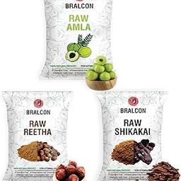 Organic Raw Reetha, Amla, Shikakai Combo Pack- 300g(100g x 3 Pack)|100% Natural Whole Dried Soap pod, aritha nut, Sukha Awla for Hair & Skin-15