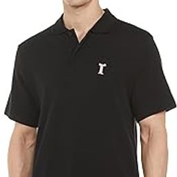Men's Polyester Solid Regular Fit Polo T-Shirt-17