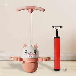 Pogo Jump Ball Children Jump Board for Fitness Home Exercise Balance Ability Pink| Sports Equipment | Outdoor Sports Gear | Exercise Gear-image-59