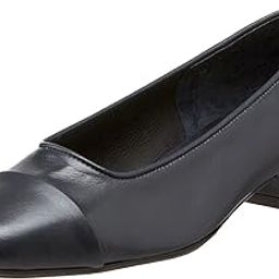 Womens Frankie Closed Toe Slide Flats, Navy Nappa, Size 8.5-image-33