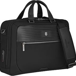 Swiss Designed Briefcase, Mythic Briefcase with Detachable Shoulder Strap, Laptop & Tablet Compartment, Includes Travel Organiser, Perfect Travel Bag, Black | 18 litres (653457)-17
