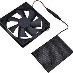 Solar Panel Fan Professional Solar Powered Exhaust Fan Kit Weatherproof Solar Powered Exhaust Fan Kit for Chicken Coops Greenhouses Sheds Pet Houses 3W (Without Power Storage Function)-image-76