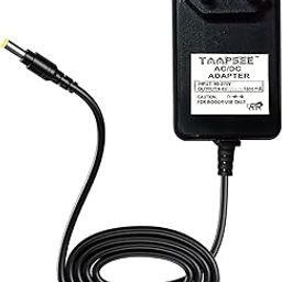 AC/DC Power Adapter with 2 Meter Long Wire Compatible for Casio SA-76 (Black)-18