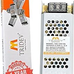 MY TRIDEV Ultra-Thin 12VOLT 5AMP 60WAT Switching Power Supply Universal Regulated Transformer (AC 110V-220V to DC 12V 5A)-image-67