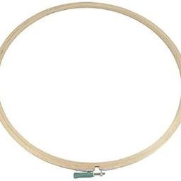 The Giftery Wooden Hoop Ring Frame 18 Inch 1 Piece with Iron Key Tightener Embroidery Frame (Pack of 1)-image-82
