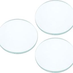 PATIKIL 2" (50mm) Focal Length Double Convex Lens, 3 Pcs 30mm Diameter 5mm Height Glass Optically Polished Round Edges Lens for Physics Experiment, Clear-14