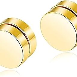 Magnetic Non-Piercing 316L Stainless Steel Studs Earrings for Men and Women-image-96