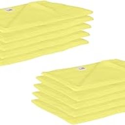 Lula Reusable YellowMuslin Square Napkins (45cm X45Cm) Pack of 10-image-68