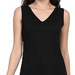 ECOLINE Clothing Eco-Friendly Women's Cotton Dual V Neck/Round Neck Tank Top-picture-14