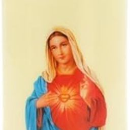 ATORSE 3xElectronic Candle Flameless Pillar Light Decoration Sacred Heart Female Candles-image-12