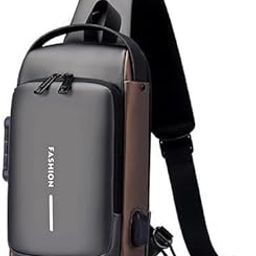 Sling Bag for Men and Women - Waterproof Anti-Theft Crossbody Backpack with USB Charging Port Casual Shoulder Messenger Bag for Travel Outdoor and Daily Use |design - 7 Sling Bags-image-25
