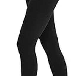 Women Warm Thick Fur Lined Fleece Winter Thermal Soft Legging Tights Stocking - Slim Fit_Black-41