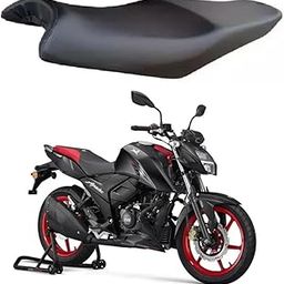 CARBOX,Campatibal with [ TVS Apache RTR 160 4v ] Bike Removable & Washable PU Leather Waterproof Single Bike Seat Cover for TVS Apache RTR 160 4v (Black)-29