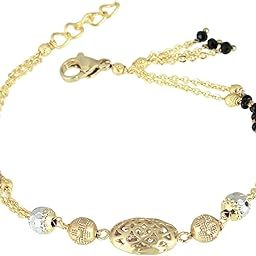 Women Gold Plated Beaded Stone Mangalsutra/Bracelet-image-2