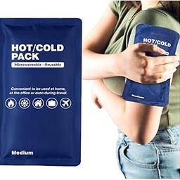 Reusable Hot & Cold Ice Pack Gel Bag for Pain Relief – Medium Size | Soft Flexible Compress for Knee, Back, Shoulder, Neck, Injuries, Swelling, Muscle Recovery – Leakproof, Freezable, Microwavable-11