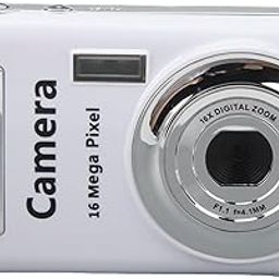 16 Mega Pixels Camera, 1080P Video Recorder, 16X Digital Zoom, Multi Axis Stabilization, 2.4 Inch Display Screen, Portable Camera for Photography Video (White)-16