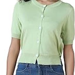 SHOWOFF Women's Green Solid Styled Back Top OC-11060_Green-image-81