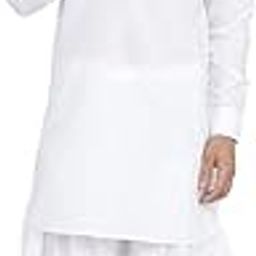 royal kurta Men Cotton Contrast Bottoms Pathani Khan Suit Set-picture-7