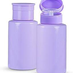 Push Down Pump Dispenser Bottles: Refillable Liquid Containers for Alcohol, Nail Polish Makeup Remover, Salon, Hospital, Travel Use-image-20