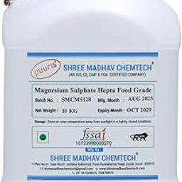 Magnesium salphate heptahydrate food grade (PUURIS) 10 kg for added mineral chemicals of packaged drinking water-image-97