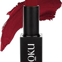 SOKU Censored Matte Long Lasting Lipstick for Women | Creamy Lipstick | Enriched with Jojoba Oil | Moisturising & Waterproof | Smooth Finish & Lightweight (Forbidden Fruit 03) - 4.2g-image-83