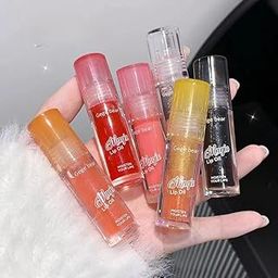 Gege Bear Fruit Extract Moist Lip Oil | Natural Lip Moisturizer & Lip Tint Hybrid for Dry Lips | Shiny Finish Lip Treatment | Lightweight, Non-Sticky, Long-Lasting Lip Care for All Skin Tones (04 Rice Lychee, 2.5g)-46