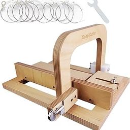 kelodo Wooden Soap Cutter for Handmade Soap Making Professional, Soap Cutter Slicer with Adjustable Cutting Wire & Scale forCheese, Butter, Cake, Bread DIY Making Cutting Tool-image-17