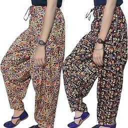 Women's Regular Fit High Rise Patiala Pants Multicolour 28-picture-11