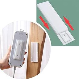 Self Adhesive Power Strip Holder Fixator Wall-Mounted Desktop Socket Fixer Cable Organizer Multi-Purpose Punch-Free Wall Mount (2 Pcs)-14