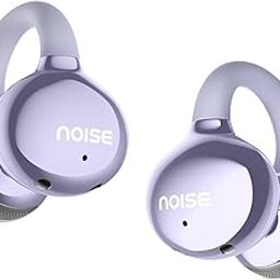 Noise Newly Launched Air Clips Wireless Open Ear Earbuds with Chrome Finish, AirWave™ Technology,Up-to 40H Playtime, Dual Device Pairing, Quad Mic with ENC,12mm Driver,BTv5.4 (Pearl Purple)-19