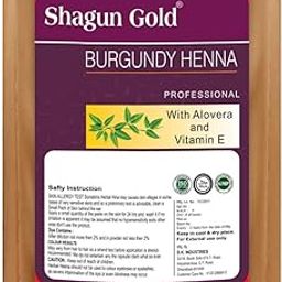 SHAGUNGOLD Hair Colour Henna Powder-100 g (Burgundy)-image-23