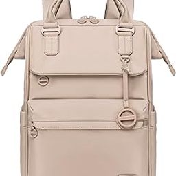 Laptop Backpack for Women 15.6-inch Work Office Backpack 13L Capacity Laptop Bag College Bookbag Water-resistant Casual Backpack for Travel-image-63