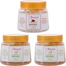 ILLUMYNATE Combo Sandalwood & Jasmine Bath Salt 250g for Body Muscle Pain Relieffor Men & Women (Pack of 3)-image-57