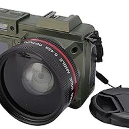 Gugxiom FHD 4K 70MP Digital Camera with Dual Screens, Autococus F1.8 DSLR Camera with WiFi Instant Instant 50x Digital Zoom, Fill Light (Green)-image-70